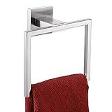KOKOSIRI Anel De Toalha De Banho Suporte De Toalha De Banheiro Suporte De Toalha Montado Na Parede Aço Inoxidável Estilo Contemporâneo Aço Escovado B3004BR