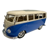 Kombi 1963 Volkswagen Azul Welly 22095lr
