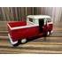 Kombi 1963 Volkswagen Bus Double Cab Pick Welly Miniatura 