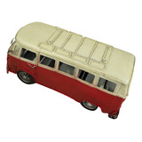 Kombi Latão Grande Miniatura Decorativa Escala 1 18 Vintage