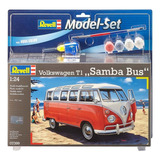 Kombi Volkswagen T1 Samba Bus Plastimodelismo Revell 67399