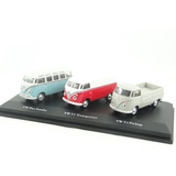 Kombi Vw Bus Samba T1 Transporter Pickup Kit Cararama 1/72