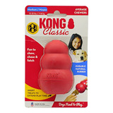 Kong Classic Medium Brinquedo Para Cães Cor Vermelho
