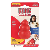 Kong Classic Vermelho Small Brinquedo Dispenser P Cães T3
