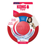 Kong Flyer Large Grande Brinquedo Interativo Disco Flexível Frisbee Cães Cachorro Pet