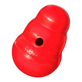 Kong Wobbler Small Pw2 Brinquedo Interativo Para Cães Cor Vermelho