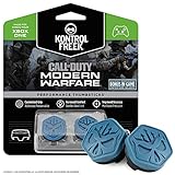 Kontrolfreek Call Of Duty Modern Warfare Performance Thumbsticks For Xbox One And Xbox Series X | 2 Mid-rise, Convex | Blue/black [video Game]
