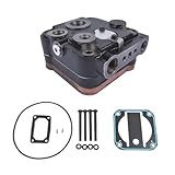 Koomaha Cabeça De Cilindro Do Compressor De Freio A Ar Com Substituição Do Kit De Placa Para Detroit BA921 DDC S60 Peça 23532823 23535534 5018485 5010822 5016614 5018514 5018522