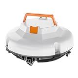 KOSGHO Aspirador De Piscina Para Piscina Acima Do Solo- Limpador De Piscina Robótico Sem Fio Com Tempo De Execução De 120 Minutos- Aspirador Automático De Piscina Para Piscinas Planas No Solo De Até