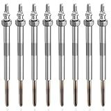 KPALAG 8 Peças De Velas Incandescentes Com Porcas Compatíveis Com Chevrolet Express Silverado GMC Savana Sierra Com 6 6L V8 LBZ LGH LLY LML LMM Duramax Motor Diesel Glow Plug Substituto 12639701