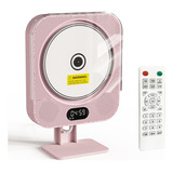 Kpop Pink Cd Player Desktop wall wired Cute Cd Music Play 
