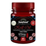 Krill Oil 1000mg 60 Cápsulas Sunfood Pronta Entrega