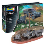 Krupp Protze Kfz 69 With 3 7cm Pak 1 76 Kit Revell 03344
