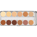 Kryolan Corretivo Dermacolor Paleta Brasil 12 Cores Original