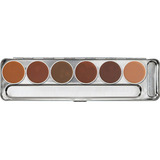 Kryolan Dermacolor Paleta Camouflage Creme 6 Cores original Tom D