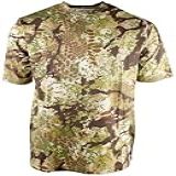 Kryptek Camiseta Masculina De Manga Curta Stalker Padrão 100 Algodão Camiseta Camuflada Stealthy Transitória PP