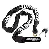 Kryptonite Keeper 712 Cadeado De Corrente De Bicicleta 1 2 M De Comprimento Antifurto Antifurto Com Chaves Para Bicicleta Motocicleta Scooter Bicicleta Porta Portão Cerca Preto