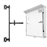 KUAFU Barra De Came De Reboque De 91 Cm Compatível Com Porta De Balanço De Reboque De Carga  Porta De Rampa Dobrável  Porta Dobrável De Transportador De Trailer  Porta De Reboque De Carga Com