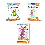 Kumon Grade 2 Workbook Set (3 Workbooks) Addition, Subtraction, Word Problems