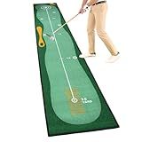 Kumprohu Tapete Para Prática De Golfe Tapete Verde Para Prática De Golfe Tapete De Auxílio à Prática De Golfe Para Domínio Tapete De Acessórios De Treinamento De Golfe Para Adultos Homens Todas