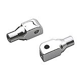 Kuryakyn 8802 Motorcycle Footpeg Component Tapered Peg Adapters For Honda Suzuki Triumph Yamaha Motorcycles Chrome 1 Pair