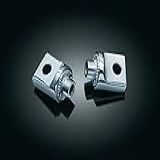 Kuryakyn 8883 Adaptadores De Pino Macho Estriados Não Articulados Para Pegs Dianteiros Traseiros E Pranchas De Assoalho Motocicletas Harley Davidson 2006 19 Cromado 1 Par