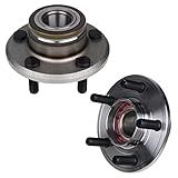 KUSATEC 513224 Conjunto De Rolamento De Roda E Cubo Dianteiro 2 Peças Compatível Com Dodge Charger 2006 2014 Challenger 2008 2014 Magnum 2005 2008 Chrysler 300 2005 2014 5 Lug W ABS