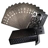 Kxlody Cartas De Baralho Cool Diamond Black Foil Poker  HD  Caixa De Presente à Prova D água  Jogo De Festa Em Família  Diamante Preto 