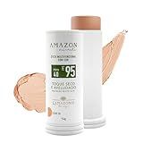 L AMAZONIE Bastão Multifuncional Com Cor FPS 95 FPUVA 40 Filtro Solar Base Proteção Tratamento Beleza Vitamina C Vitamina E Ácido Hialurônico Aplicação Prática COR 30