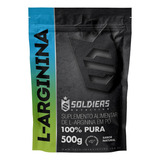 L arginina 500g 100 Pura Importada Soldiers Nutrition