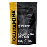 L glutamina 250g 100 Pura Soldiers Nutrition