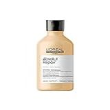 L'oréal Professionnel Shampoo Absolut Repair, Repara Danos E Promove Brilho, Com Quinoa & Proteínas, Para Cabelos Secos E Danificados, 300ml