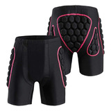 L Shorts Com Proteção Quadril Feminino Para Patinação Esqui