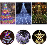 L Solar 350 Led Star Lumin 8 Modos De Decoração De Jardim