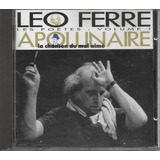 L90   Cd   Leo Ferre   Les Poetes   Volume 1   Apollinaire