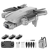 L900 Pro Gps 4K Profissional 5G Wifi Fpv Drone Brushless Motor Quadcopter Alta Definição Câmera Dupla 1 2 Km Longa Distância 3 Baterias Mochila 