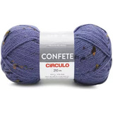 Lã Confete Circulo Croche Trico Rustico 100g 476tex