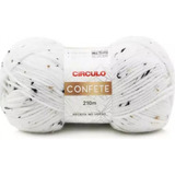 Lã Confete Circulo Croche Trico Rustico 100g 476tex