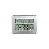 La Crosse Technology Relógio Com Calendário Completo Atômico 513 1419 INT Com Dígitos Extragrandes Para Idosos