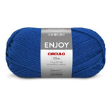 Lã Enjoy 100g Circulo Tricô Crochê Cor 2555 Olimpo