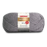 Lã Fio Hobby Círculo 100g 160m - Tricô / Crochê Antipilling Cor 8473 - Alumínio