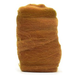 Lã Merino Para Feltragem 25g Fios Da Fazenda Cor F29 Marrom Avelã