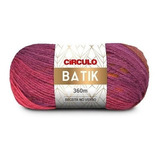 Lã Tricô Batik Circulo 360m 100g (277 Tex) 100% Acrílico Cor 9306 - Caqui