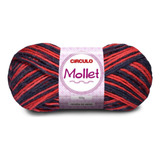 Lã Tricô Circulo Mollet 100gr 200m 500 Tex 100 Acrílico Cor 9463 Búffalo