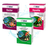 Labcon Kit Medicamento P Aquário Ictio Aqualife Bacter