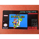 Label - Super Mario World - S-nes (tenho Várias Outras)