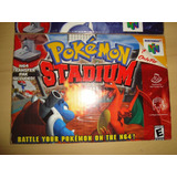 Label Rótulo Nintendo 64 Pokémon Stadium 