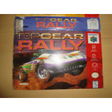 Label Rótulo Nintendo 64 Top Gear Rally 2