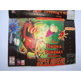 Label Rótulo Super Nintendo Timon Pumbaa s
