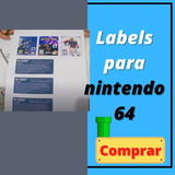 Labels Para Nintendo 64